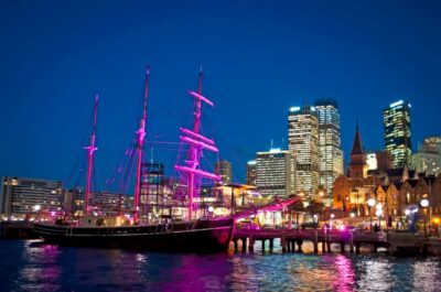 Tall Ship Vivid Dinner Cruise