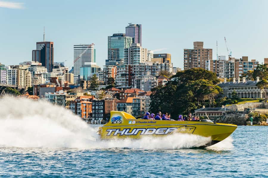Sydney Harbour: Thunder Thrill Jet Boat Ride - A rollercoaster on Sydney Harbour