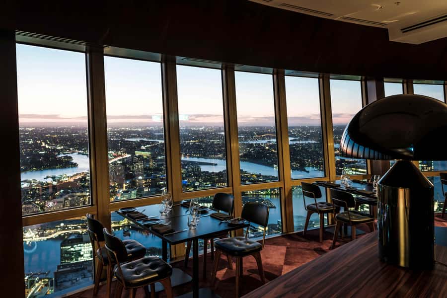 Sydney: Infinity by Mark Best Sydney Tower Dining Experience - The View Keeps Working While You Eat