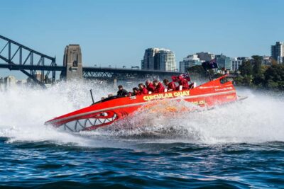 Jet Boat Adventure Ride from Circular Quay