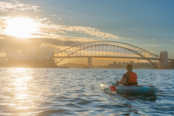 Sydney LED Lit Kayak Tour of the Opera House and Bridge - Sydney Harbour from a glowing kayak