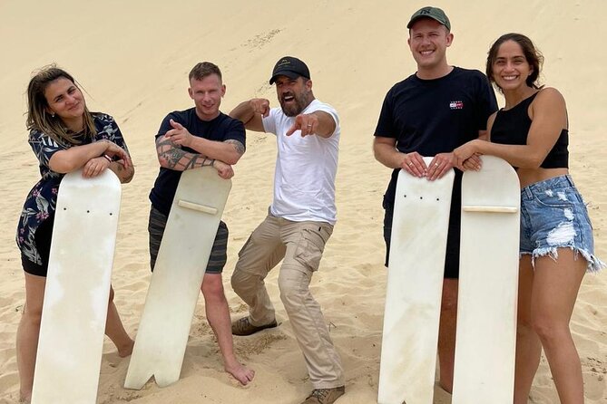 Sydney: Port Stephens Sandboarding, Dunes & Dolphin Cruise option - Booking, weather, and practical details