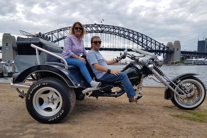 Sydney Sights Trike Tour 1 Hour - Crossing the Harbour Bridge in an open trike