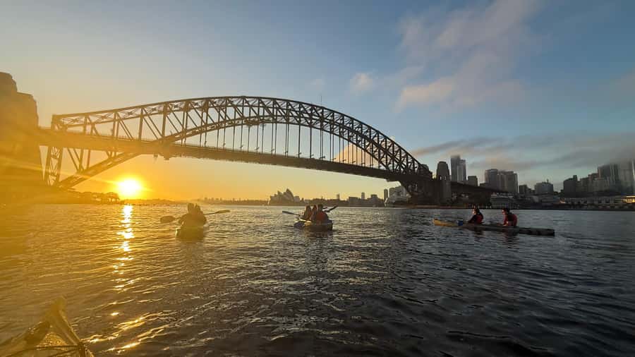 Sydney Sunrise Private Kayak – Opera House & Harbour Bridge - The safety briefing and first paddle