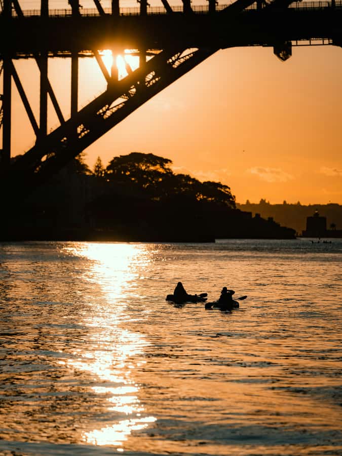 Sydney: Sunset Kayak - Opera & Harbour Bridge Tour (5p. max) - Why a sunset kayak is a fine way to see Sydney