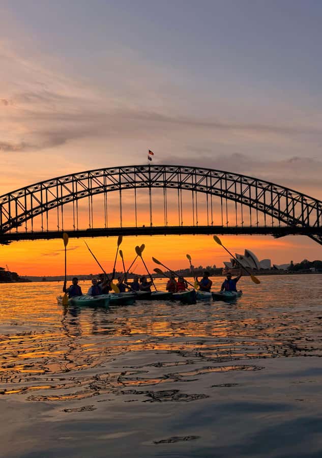 Sydney: Sunset Kayak Tour with Opera House Views - Luna Park in the golden hour