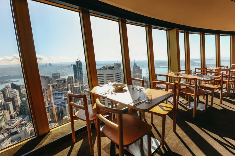 Sydney: Unlimited Skyfeast at Sydney Tower - Window seats and the view from your table