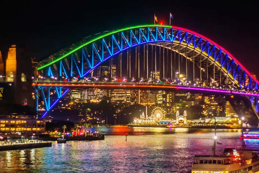 Sydney: Vivid Harbour Cruise with Canapes - Why the harbour is the best place to see Vivid