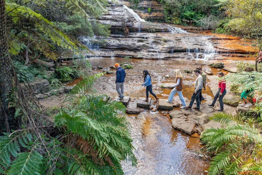 Sydney: Waterfall Bushwalk and Blue Mountain Sunset Day Trip - Glenbrook and the mountain villages