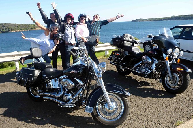 The 3 Bridges Harley Tour - see the main iconic bridges of Sydney on a Harley - Riding under the bridge and through the lower North Shore