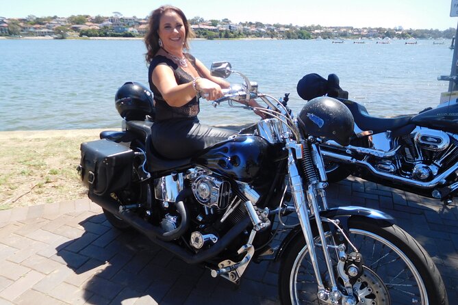 The 3 Bridges Harley Tour - see the main iconic bridges of Sydney on a Harley - Gladesville Bridge and its Parramatta River views