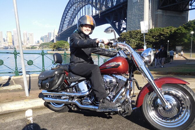 The 3 Bridges Harley Tour - see the main iconic bridges of Sydney on a Harley - Finishing over Anzac Bridge