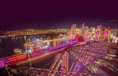 The Vivid Sydney BridgeClimb