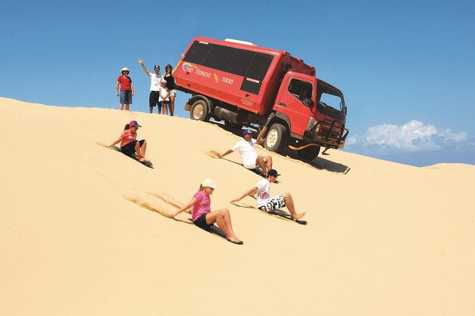 Unlimited Sandboarding Adventure - Reaching the dunes by 4WD from Anna Bay