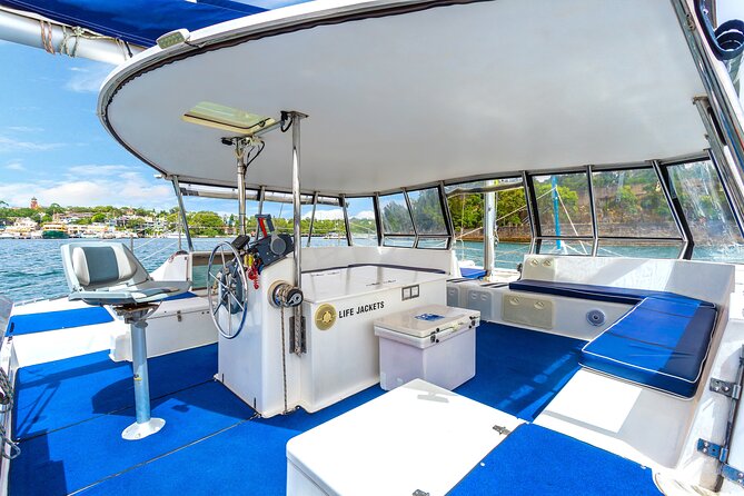 Vivid 90-Minute Sydney Harbour Catamaran Cruise with BYO Drinks - Circular Quay and the first city views