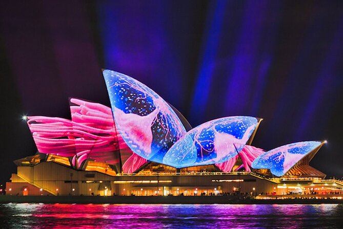 Vivid 90-Minute Sydney Harbour Catamaran Cruise with BYO Drinks - Barangaroo and Darling Harbour from offshore