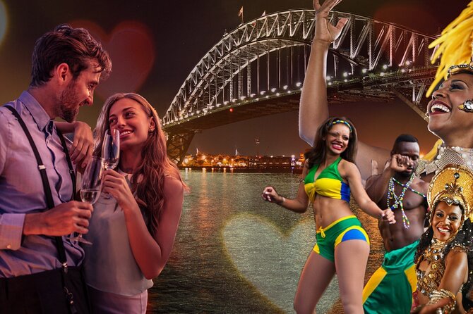 Vivid 90-Minute Sydney Harbour Intimate Catamaran Cruise with Canapes - The Opera House from the water