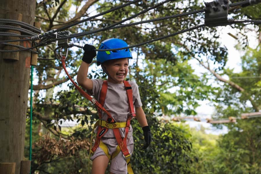 Western Sydney: Junior Tree Ropes Courses - Four low-level courses made for small climbers